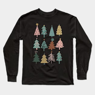 Christmas Tree Merry Christmas Matching Christmas Long Sleeve T-Shirt